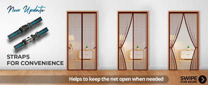 LifeKrafts Polyester Magnetic Mosquito Net