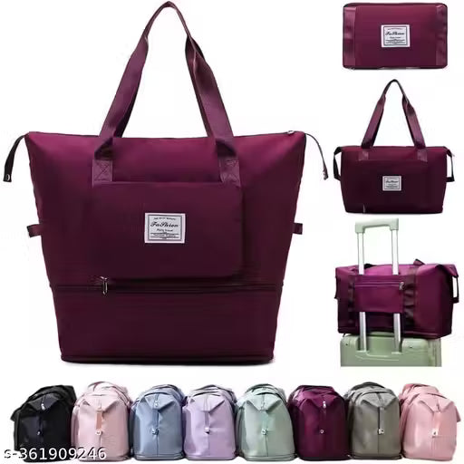 Large Capacity Folding Travel Bag, Waterproof lightweight, Designer bag handbag for ladies