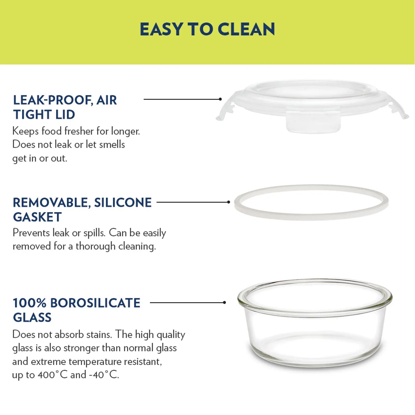 Glass Container Lunch Box