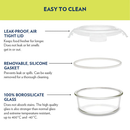 Glass Container Lunch Box