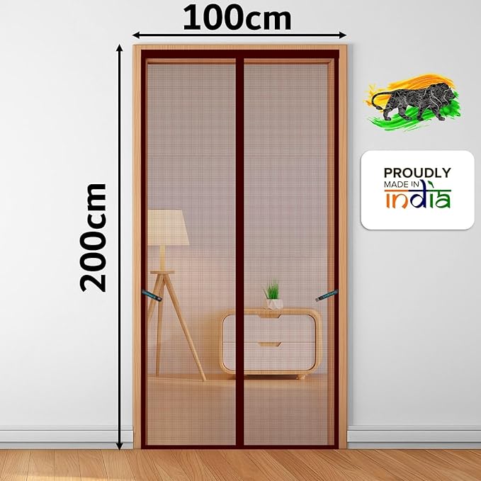 LifeKrafts Polyester Magnetic Mosquito Net