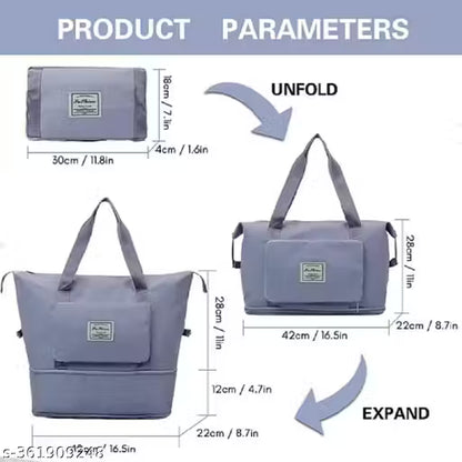 Large Capacity Folding Travel Bag, Waterproof lightweight, Designer bag handbag for ladies